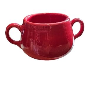 Fiesta Scarlet Red Sugar Bowl Body Only